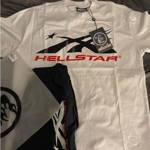 Hellstar White Graphic Tee